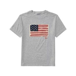Ralph Lauren Boys size 6 T-Shirt with American Flag